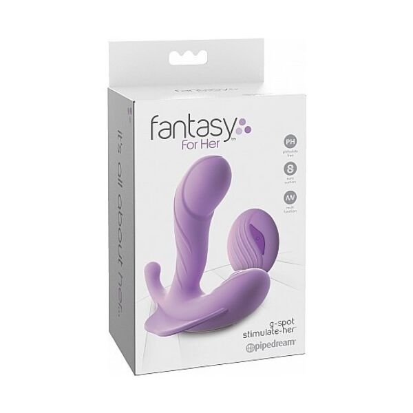 G-punkt-vibrator Pipedream Fantasy For Her med fjernkontroll