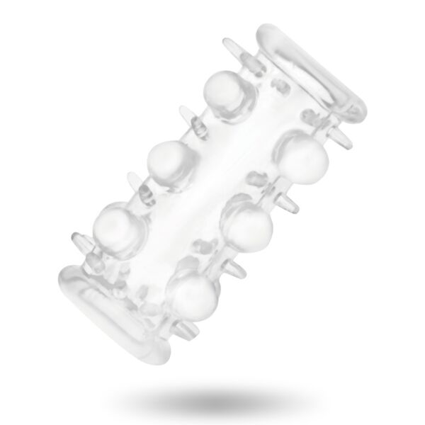 Penishylse Addicted Toys Penis Sleeve Clear, gjennomsiktig og med tekstur