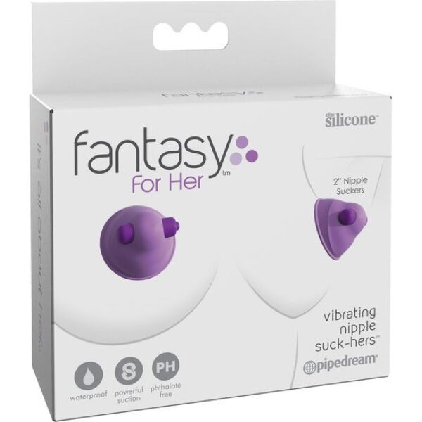Brystvortestimulator Fantasy For Her Vibrating Nipple Suck-Hers med silikonkopp