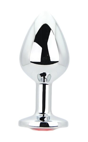 Analplugg Toosh Metal Butt Plug Medium med juvelbase