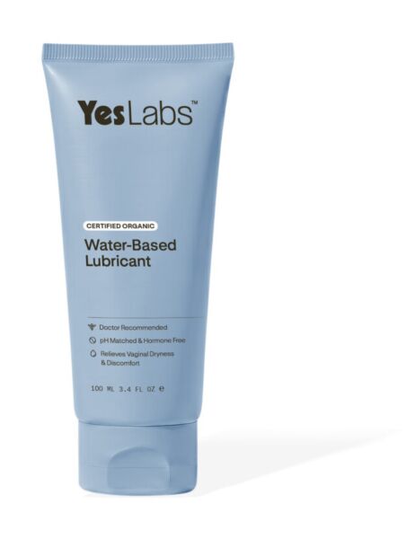 Flaske med 100 ml av glidemiddelet YES Labs Organic Water Based