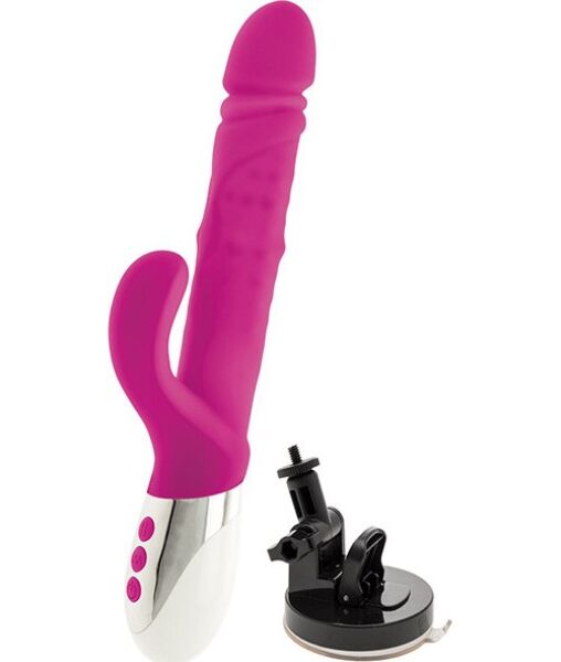 Rabbit-vibrator S Pleasures Xtreme med sugekopptilbehør