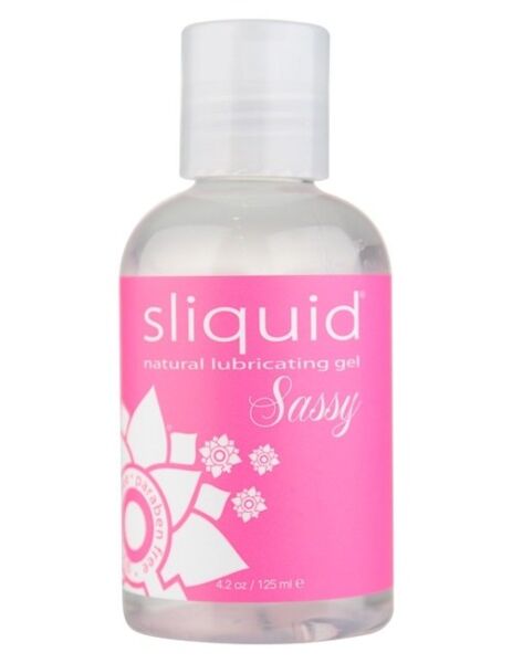 Flaske med glidemiddel for analsex Sliquid Naturals Sassy