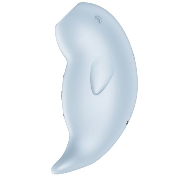 Klitorissuger Satisfyer Seal You Soon formet som et sjødyr, i lyseblått