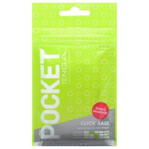 Masturbator Pocket TENGA Click Ball til engangsbruk
