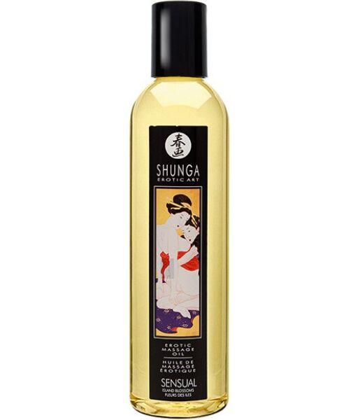 Erotisk massasjeolje Shunga Erotic Massage Oil tester på 60 ml