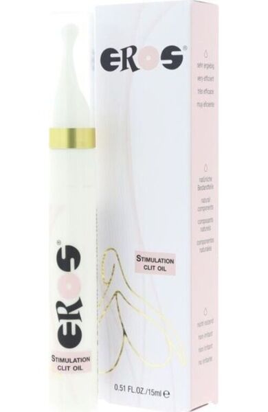 Flaske med stimuleringsolje EROS Stimulation Clit Oil, 15 ml