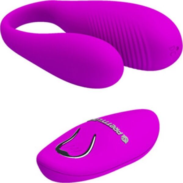Vibrator for par Pretty Love Aldrich i rosa, med fjernkontroll