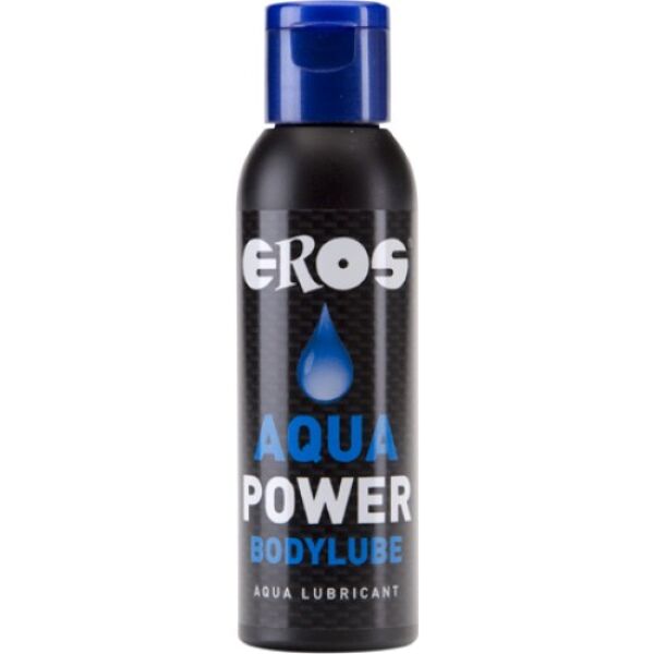 Flaske med pumpe av det vannbaserte glidemiddelet Eros Aqua Power 50 ml