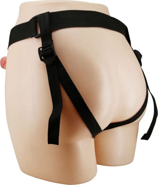 Strap-on Pretty Love BW-022099N med dildo i naturlig farge