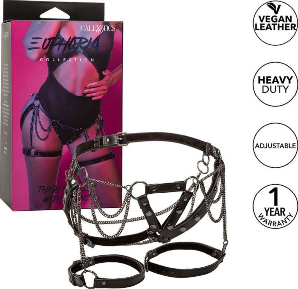 Lårsele CalExotics Euphoria med metallkjeder