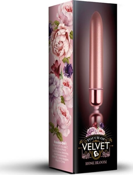 Bullet-vibrator Rocks Off Touch of Velvet Rose Bloom i roségull