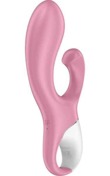 Rabbitvibrator Satisfyer Air Pump Bunny 2 med oppblåsbart skaft og arm for klitoris