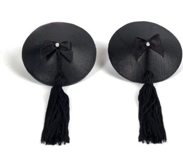 Brystvortedekkere med dusker fra Bijoux Indiscrets Burlesque Pasties Classic