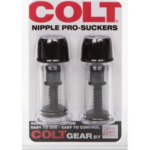 Colt Nipple Pro-Suckers brystvortesugere med sylinder og dreiejustering