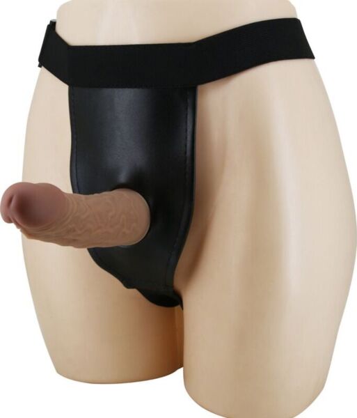 Pretty Love strap-on med brun marmorert dildo