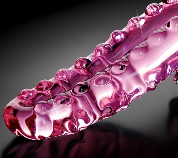 Glassdildo av håndblåst glass Pipedream Icicles N. 24