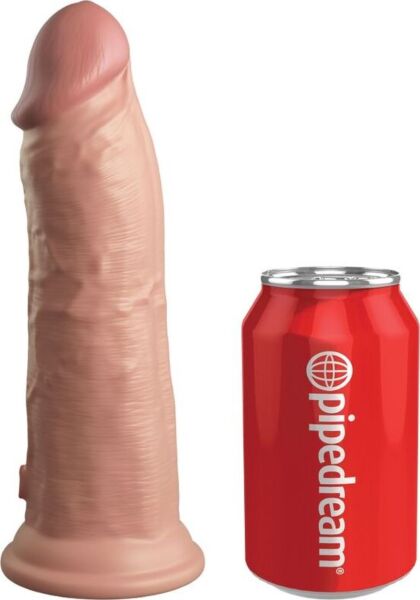 Realistisk dildo King Cock Elite 20,3 cm i silikon, med sugekopp i bunnen