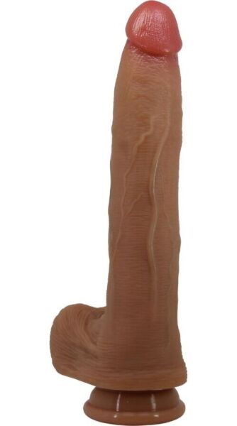 Realistisk dildo Pretty Love BW-008131-1 i silikon, med testikler og sugekopp ved basen