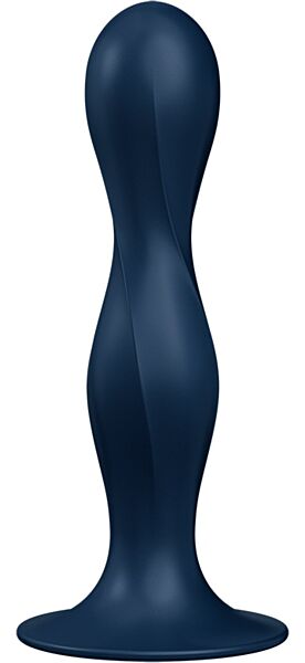 Dildoen Satisfyer Double Ball-R med sugekoppbase og to kuler inni