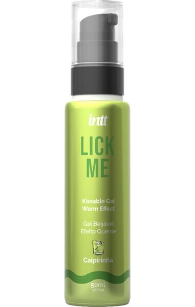 Spiselig glidemiddel med varmeeffekt INTT Lick Me, med smak av caipirinha og honning