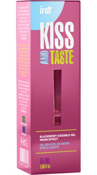 Kyssbar Intt Releases varmegel med bjørnebærsmak, 55 ml