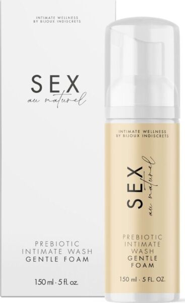 Prebiotisk intimvask Bijoux Indiscrets Gentle Foam, flaske på 150 ml