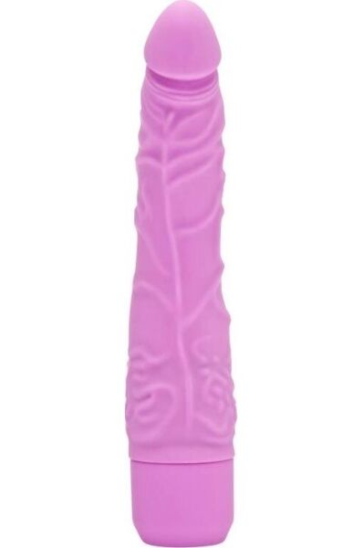 Realistisk vibrator Get Real Classic Slim med markerte årer og tydelig tupp
