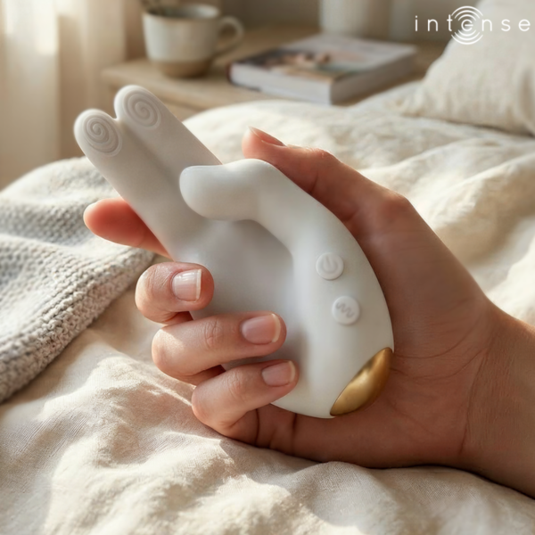 Klitorisvibrator Intense Jimmy i form av en hånd med fleksible fingre