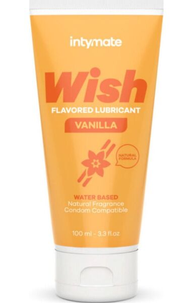 Flaske med Intimateline Intymate Wish, glidemiddel med smak, 100 ml