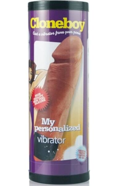 Kloningssett for penis Cloneboy Vibrator, med penisring med løkke og stimulerende overtrekk