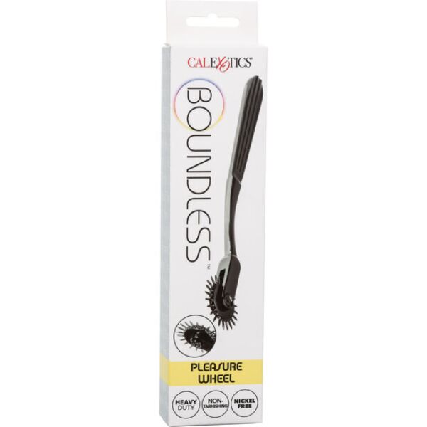 Wartenberg-hjulet CalExotics Boundless Pleasure Wheel i svart, med hjul med 22 pigger
