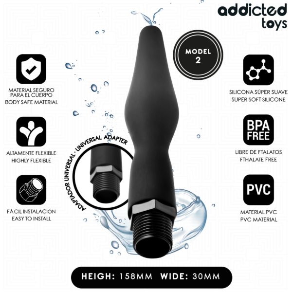 Analdusj Addicted Toys Modell 2 med universell adapter