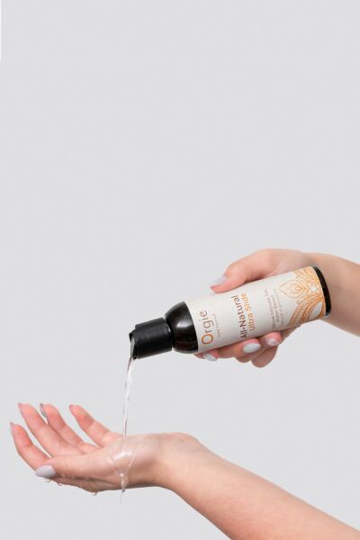 Flaske på 150 ml med vannbasert glidemiddel Orgie All-Natural Ultra Slide