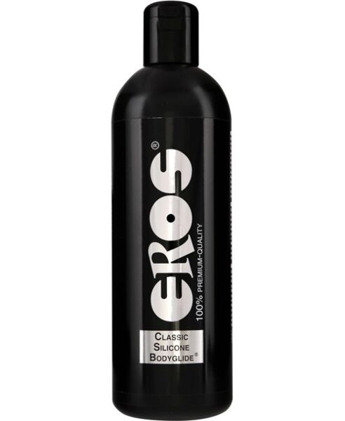 Silikonbasert glidemiddel Eros Classic Silicone Bodyglide i emballasjen