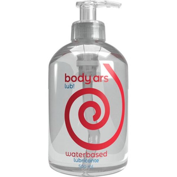 Vannbasert glidemiddel Body Ars Gel, flaske med pumpe