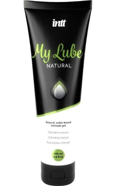 Flaske på 100 ml med vannbasert glidemiddel INTT My Lube