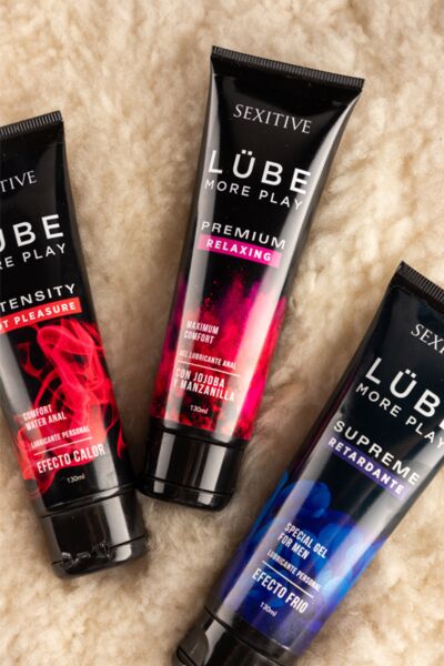 Flaske med glidemiddelet Sexitive Lube Supreme på 130 ml