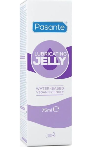 Tube med glidemiddelet Pasante Jelly på 75 ml