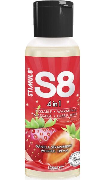 Pakning med Stimul8 S8 Dessert Lube glidemiddel, 125 ml