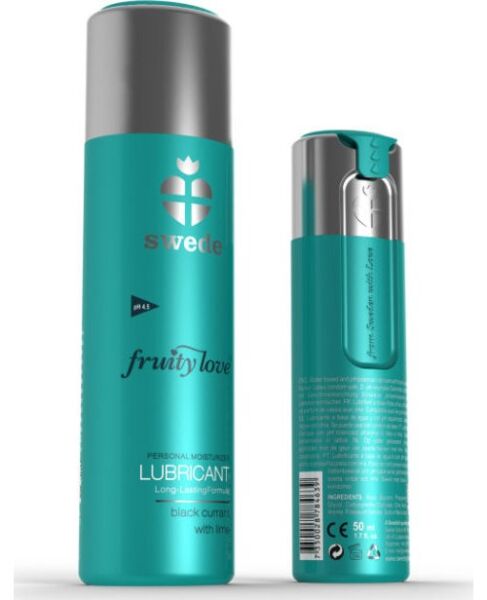 Flaske med vannbasert glidemiddel med smak, Swede Fruity Love