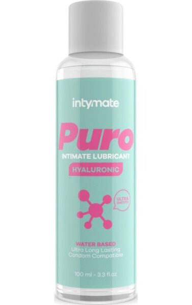 Vannbasert glidemiddel Intymate Pure Hyaluronic, 100 ml