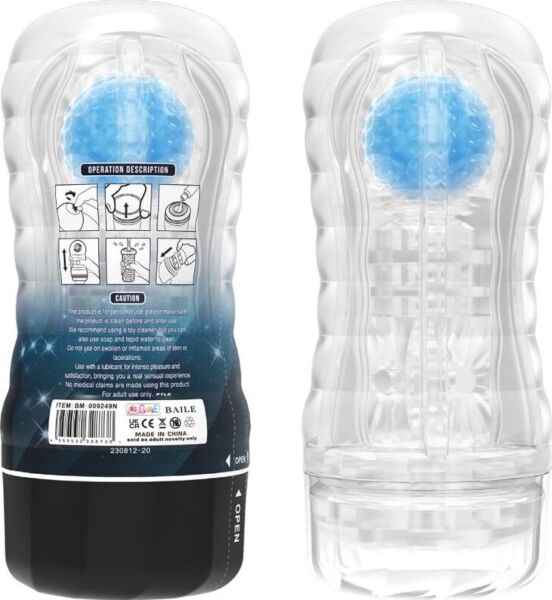 Masturbator Pretty Love BM-009249N med rullende kule