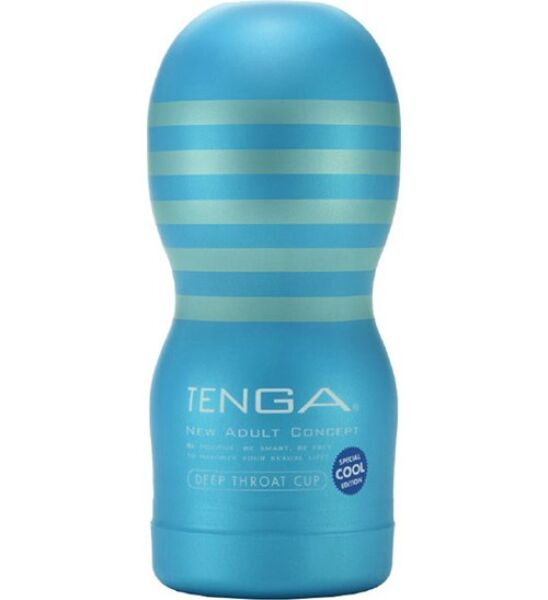 Tenga Deep Throat Cool masturbator med timeglassform