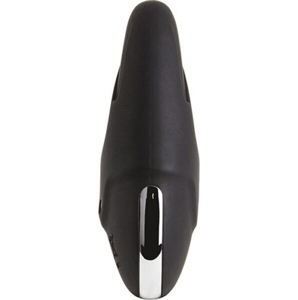 Massasjevibrator S Pleasures Celian formet som en klype, i svart