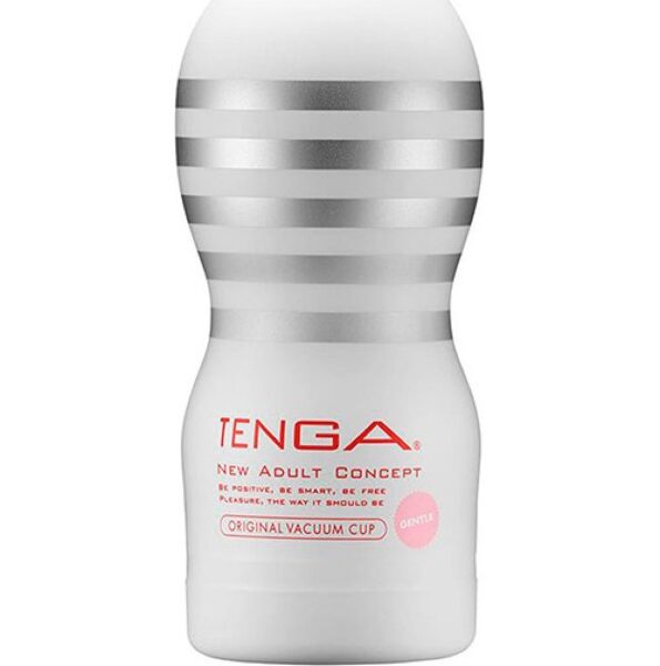 Masturbator Tenga Original Vacuum Cup formet som et timeglass