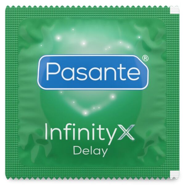 Eske med 12 forsinkende kondomer Pasante Infinity Delay