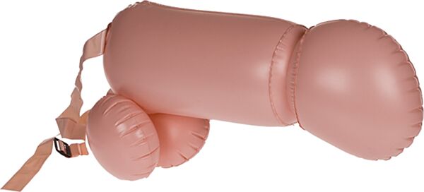 Out Of The Blue Inflatable Penis-pakke med to oppblåsbare peniser og to justerbare belter
