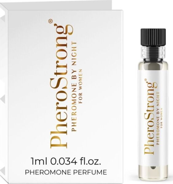 1 ml tester av feromonparfymen PheroStrong By Night for Women