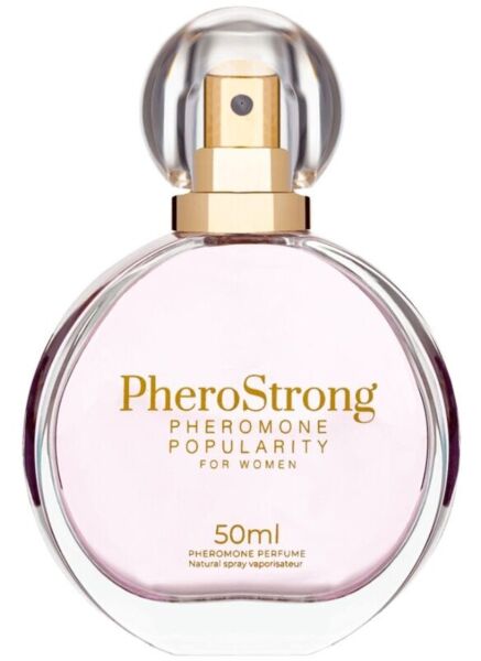 Flaske med parfyme med feromoner PheroStrong Popularity for Women, 50 ml
